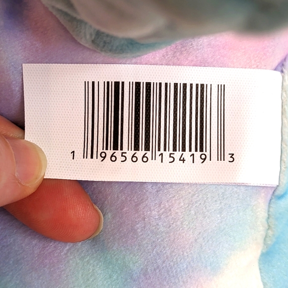 💜NWT Squishmallows Mitch the Tie Dye Platypus, 8 inches - Picture 11 of 11